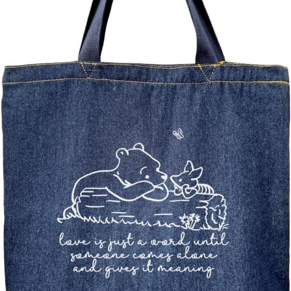 Denim Tote Bag Denim Handbags for Women Casual Hobo Tote Shoulder Bags Retro